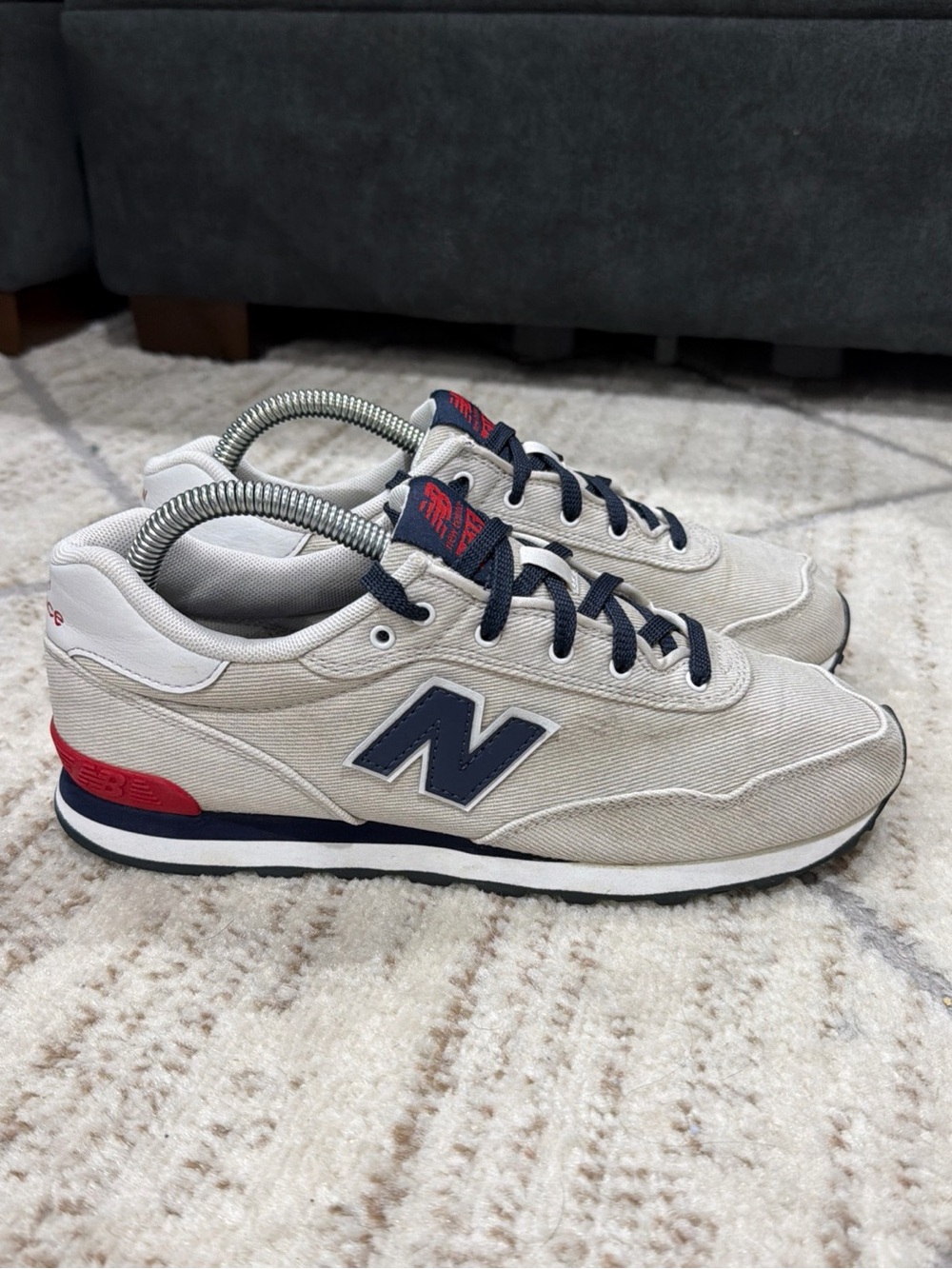 New Balance 515 V1 Cloud Cream Navy Unisex Kids / Men’s Size 6 Women’s Size 7.5